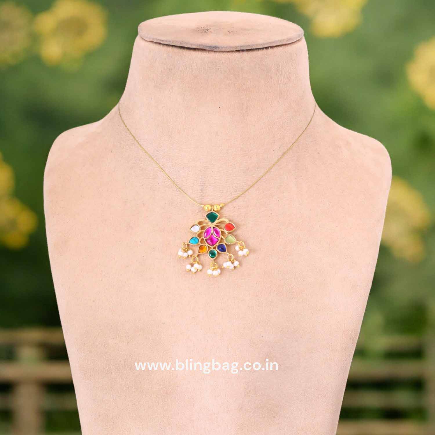 Multicolor Shruu Antique Pendant- New Arrival - Image 2