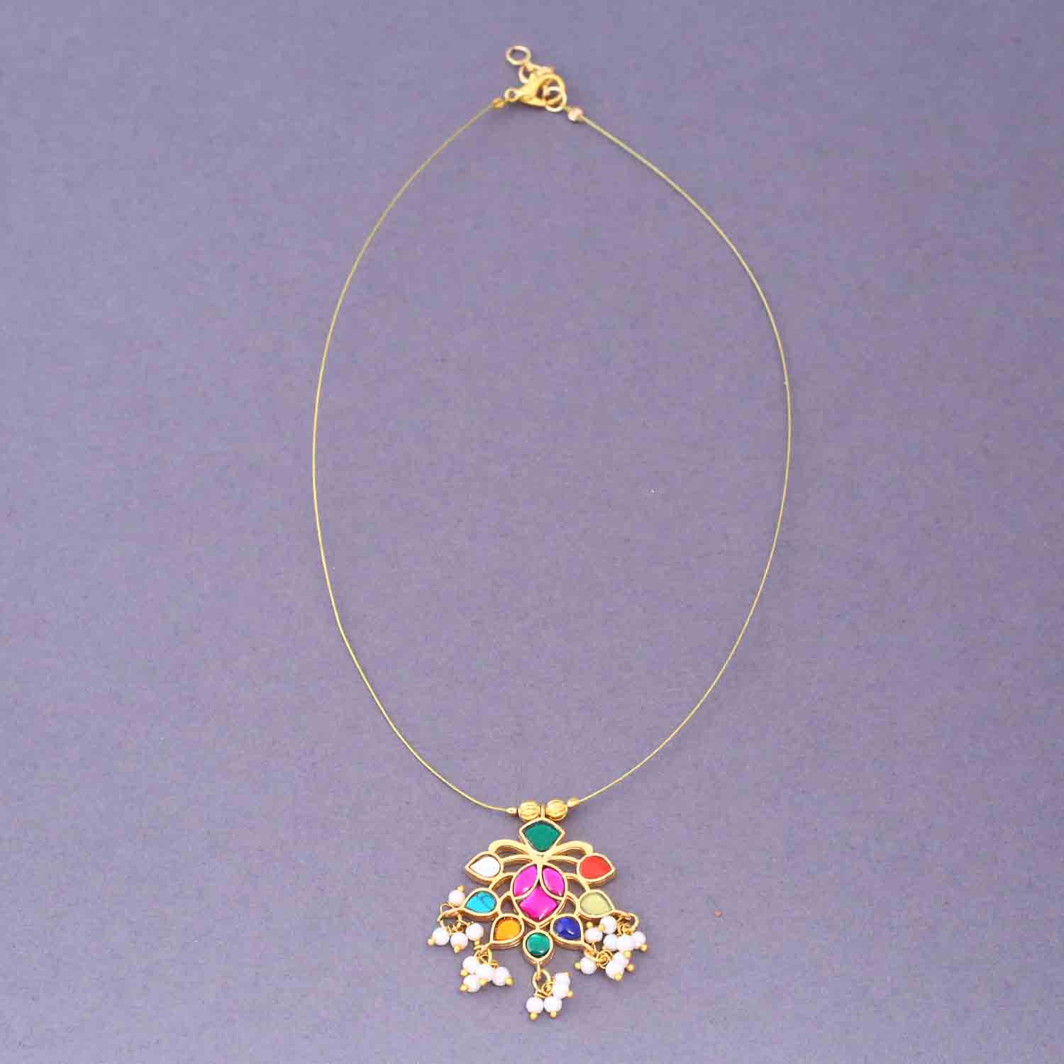 Multicolor Shruu Antique Pendant- New Arrival - Image 3