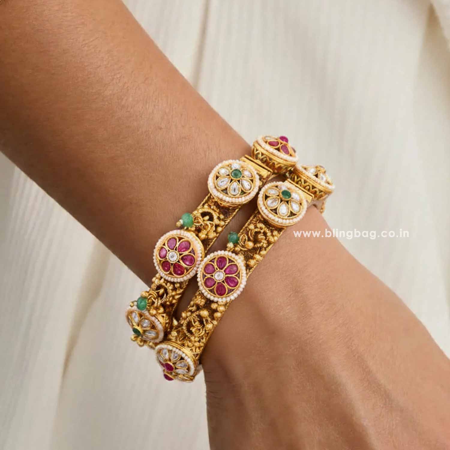 Multicolor Velina Bangles - Image 2