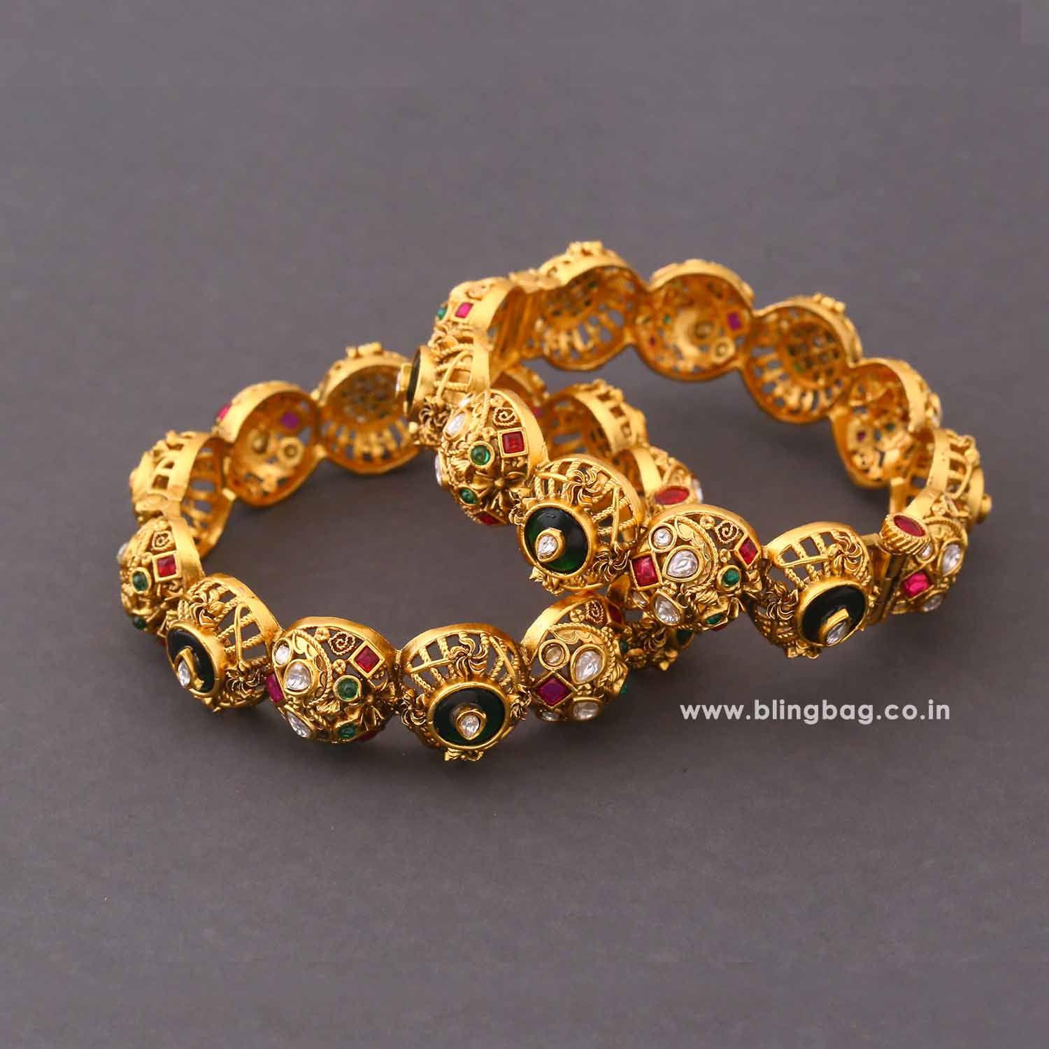 Multicolor Yeshna Bangles - Image 4