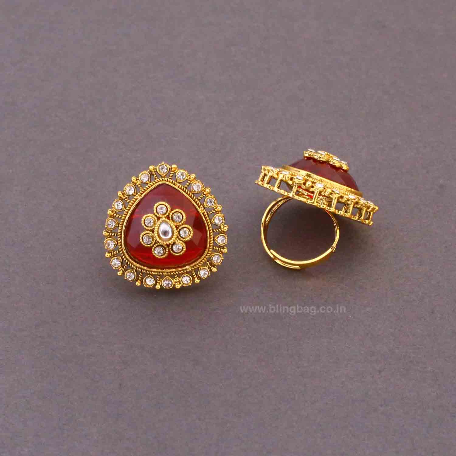 Multicolor Zayyani Bridal Jewellery Set - Image 8