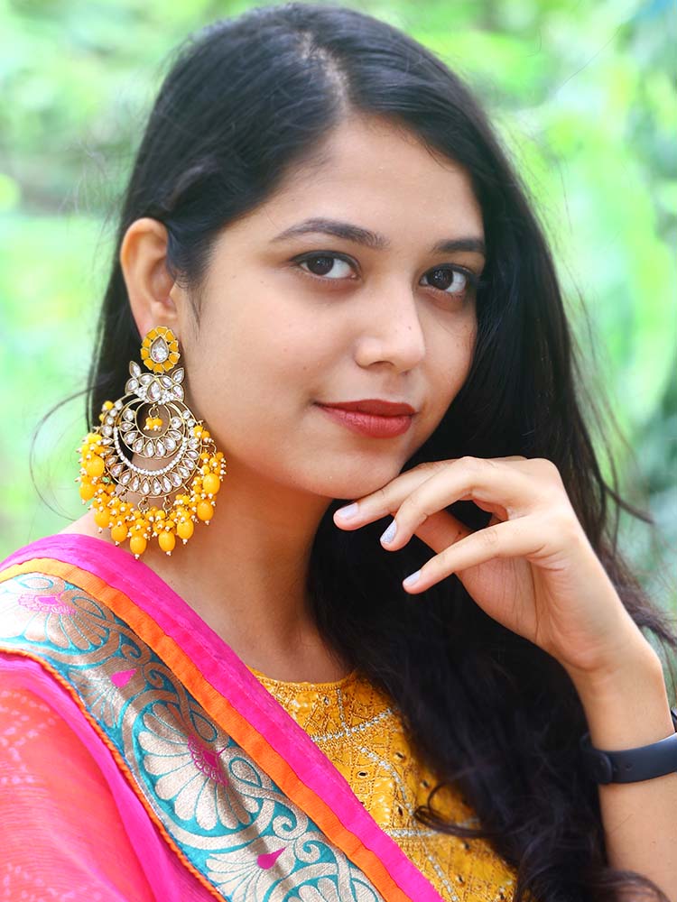 Mustard Jivika Chandbalis - Image 2