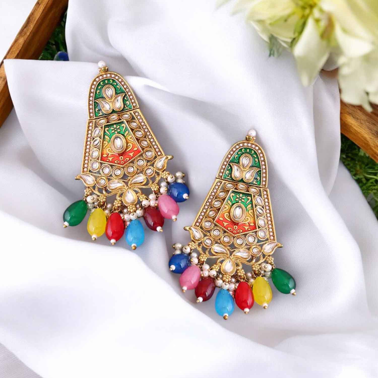 Multicolor Aasavari Danglers