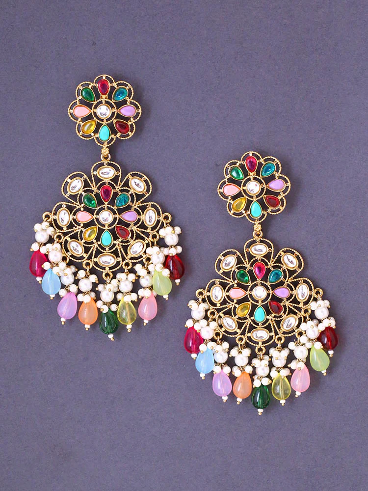 Multicolor Tanu Danglers - Image 3