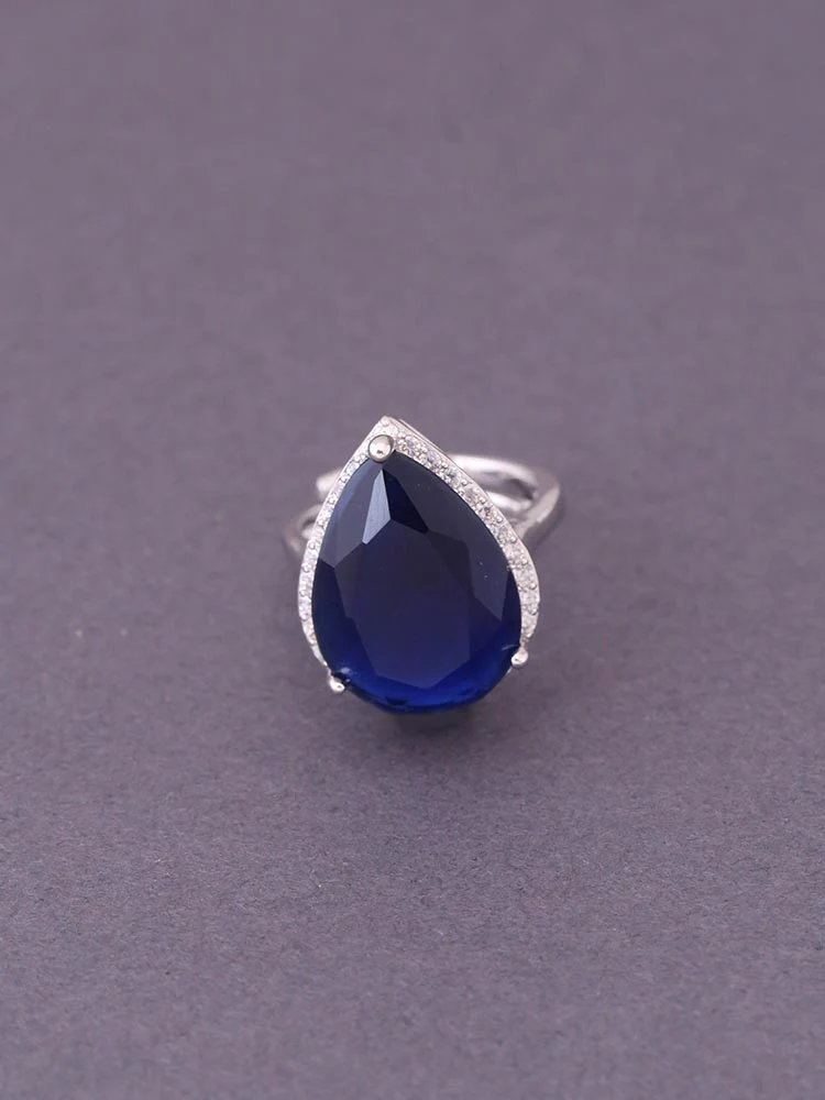 Navy Ioanna Adjustable Ring - Image 3