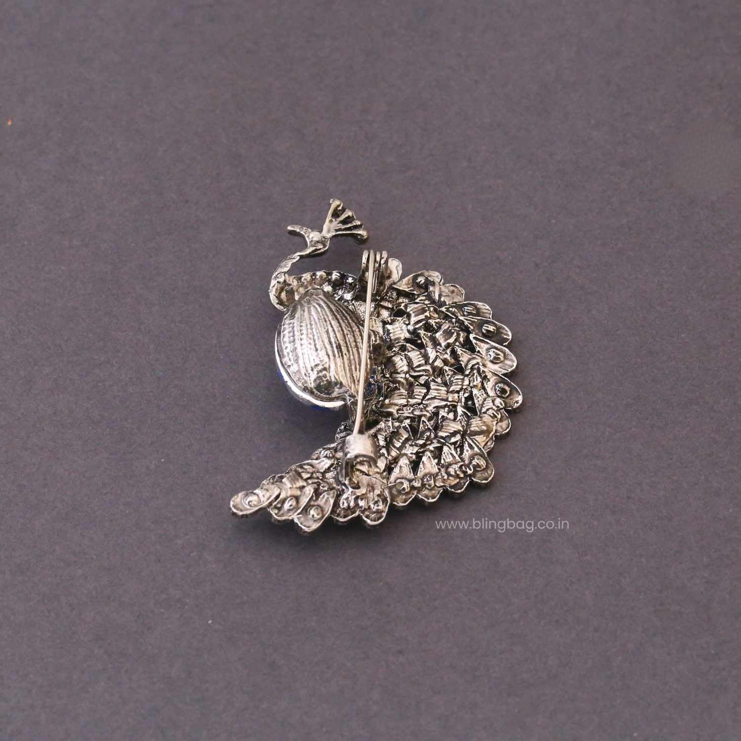 Navy Morni Brooch - Image 5