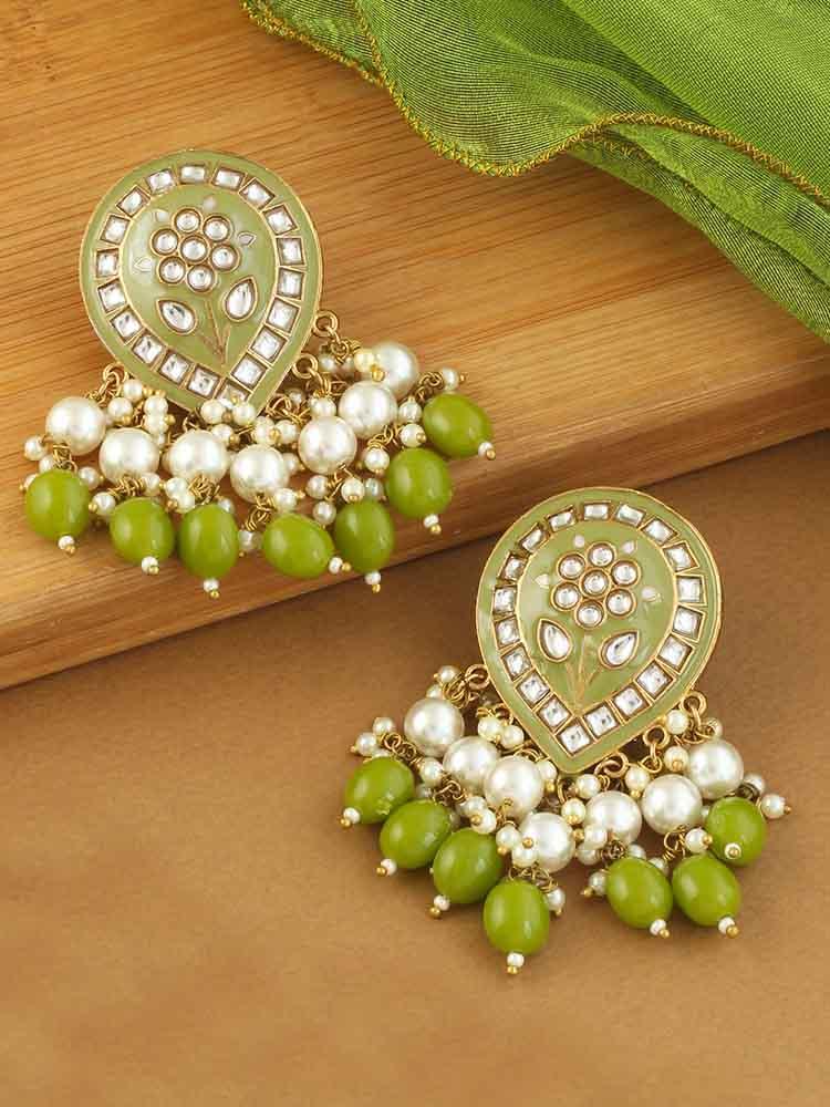 Olive Charmi Danglers
