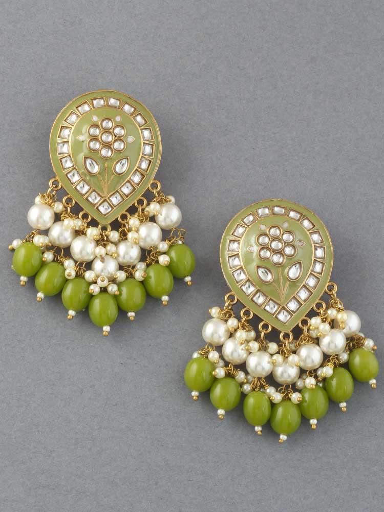 Olive Charmi Danglers - Image 3