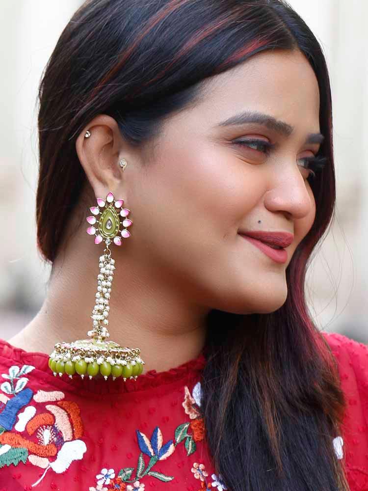 Olive Jacki Jhumkis - Image 3