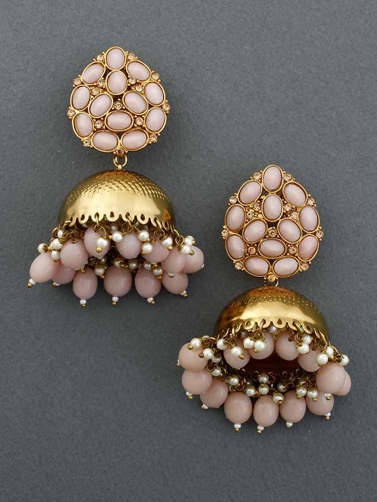 Crepe Bubble Jhumkis - Image 2