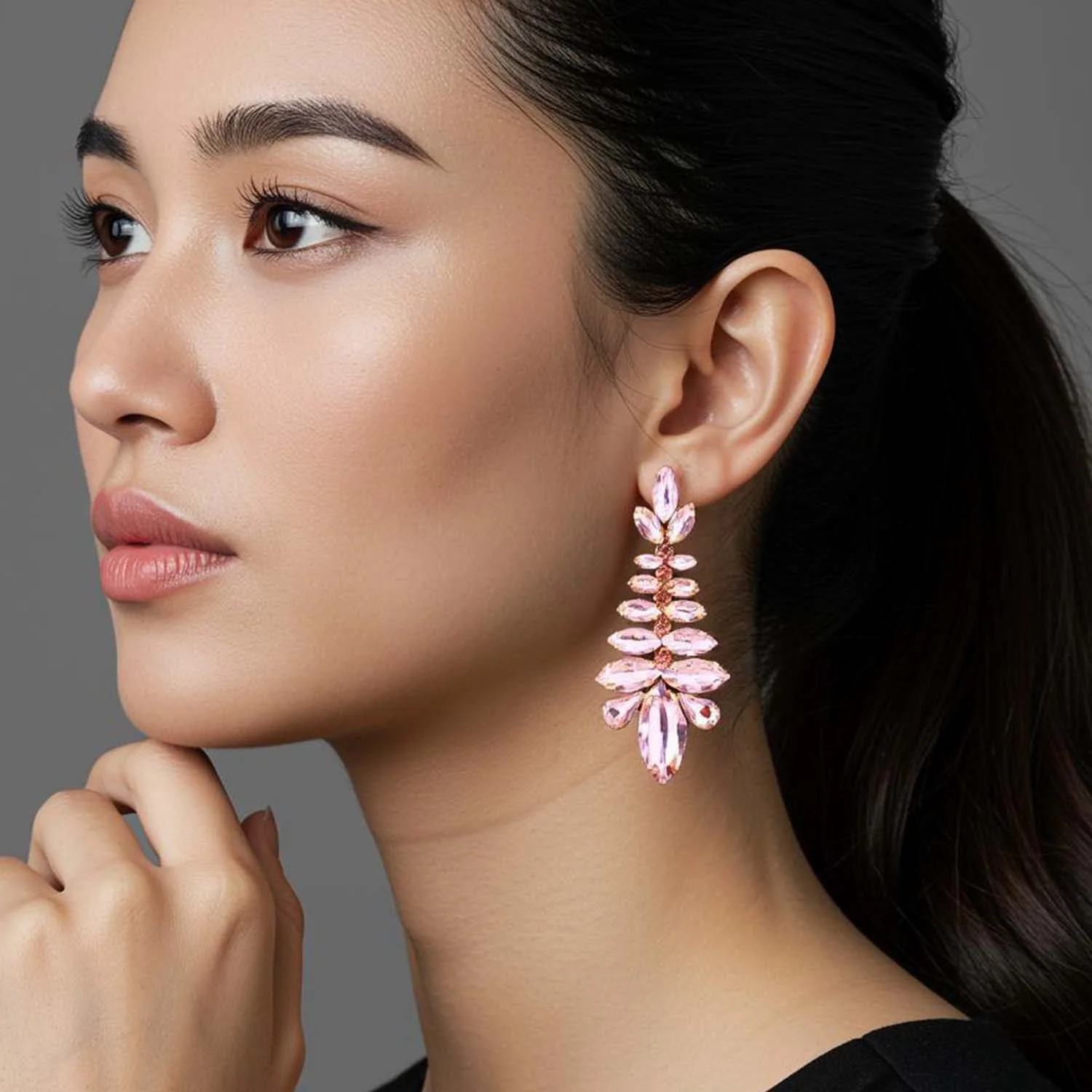 Pink Greti Danglers - Image 2