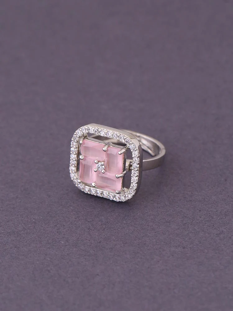 Blush Nevaeh Adjustable Ring - Image 3