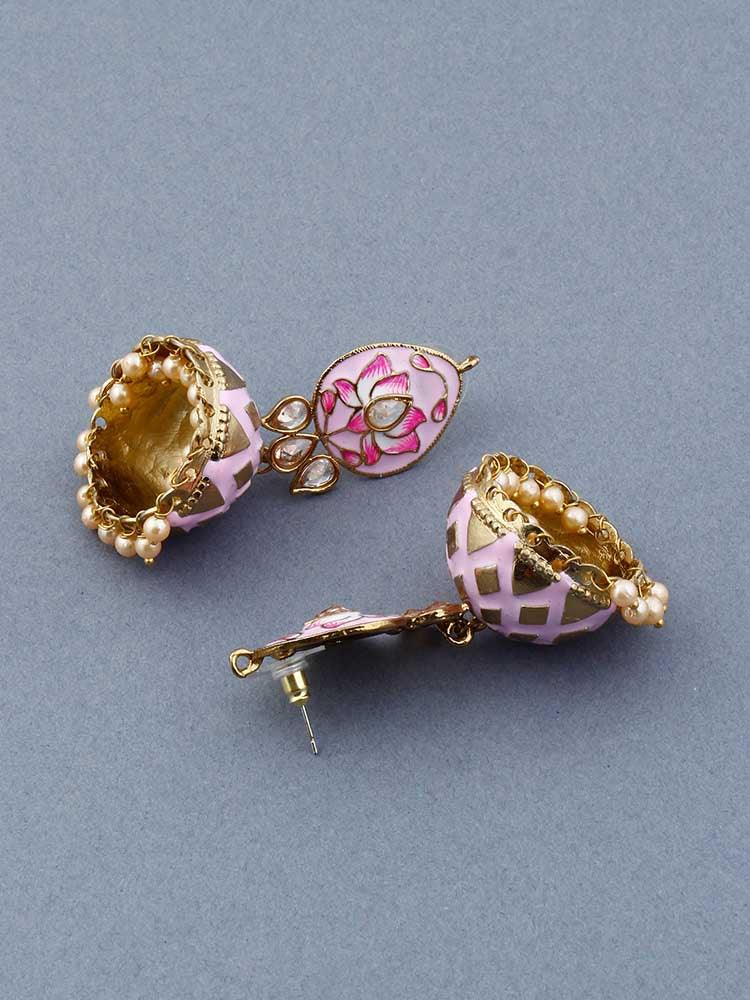 Blush Rudra Jhumkis - Image 3
