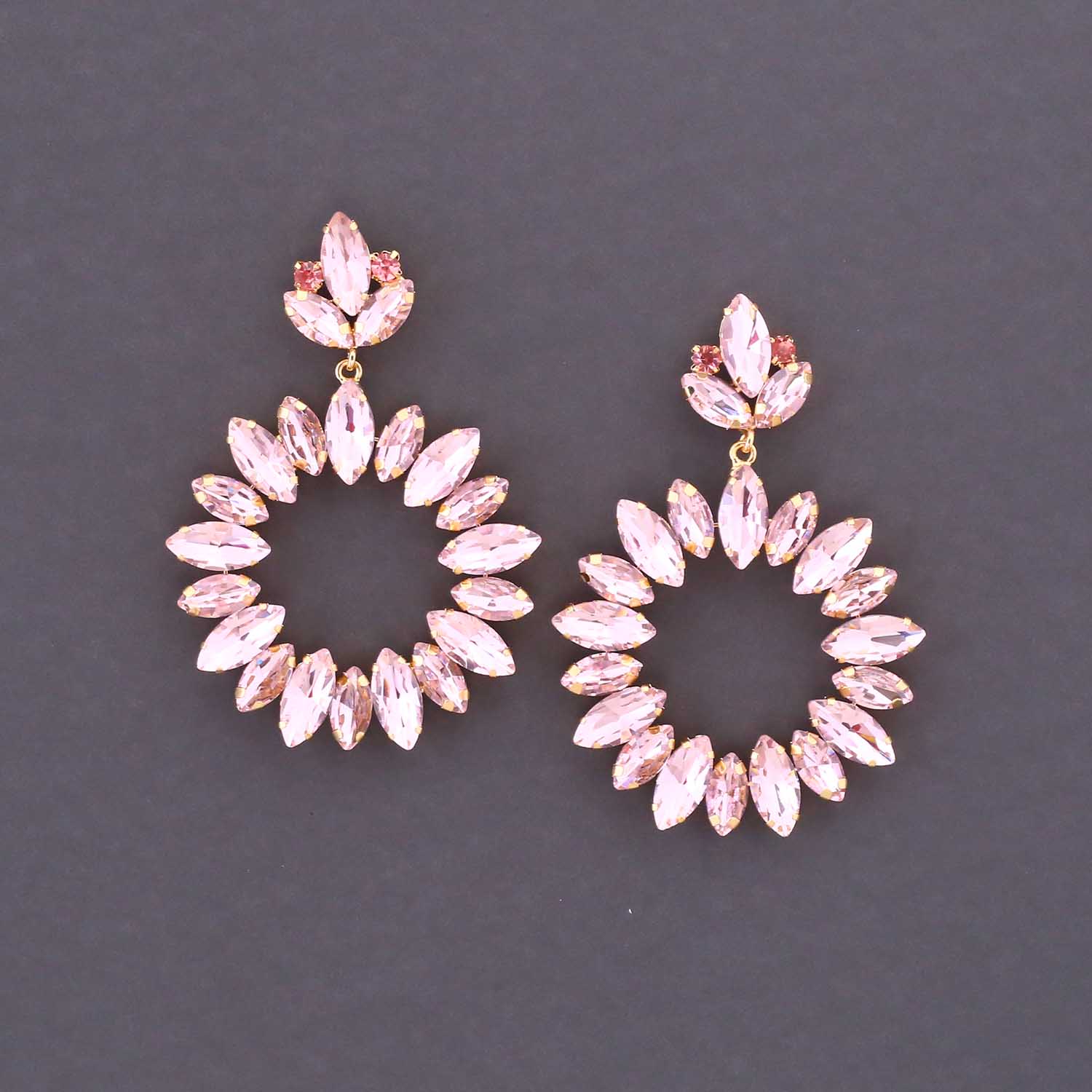 Pink Zinachi Chandbalis - Image 3