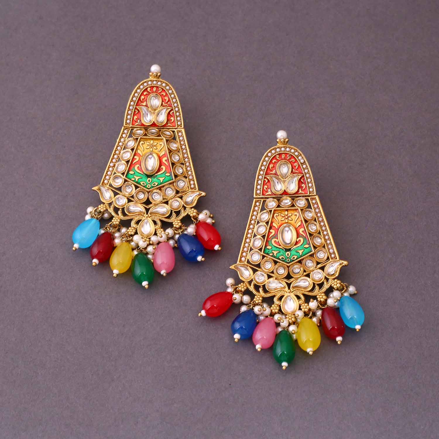 Prismatic Aasavari Danglers - Image 3