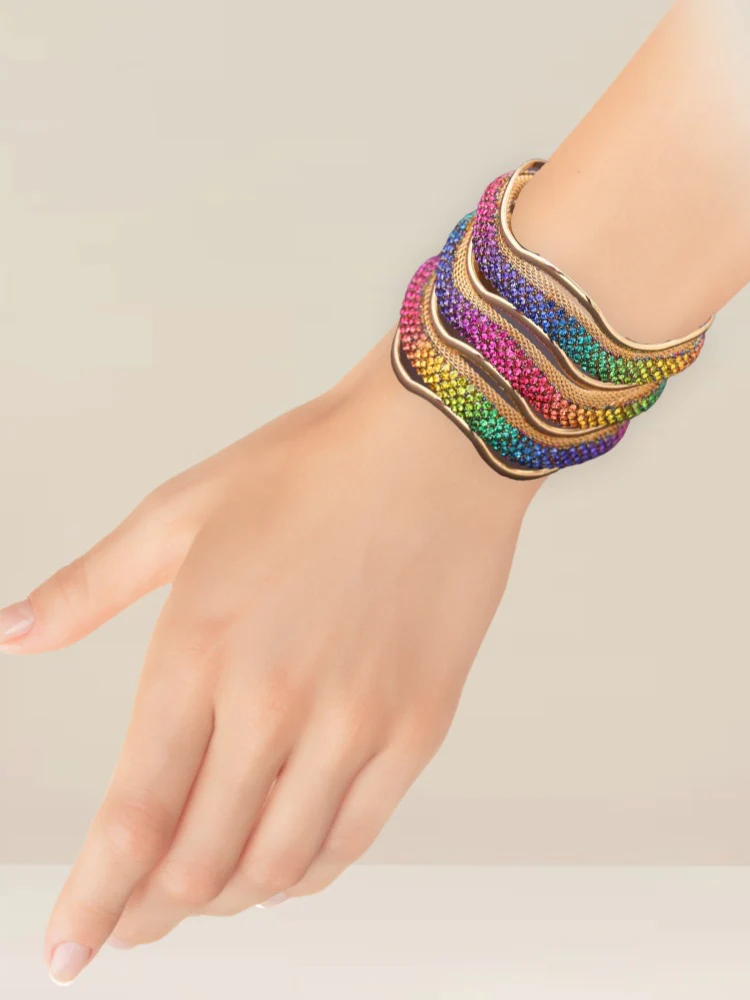 Prismatic Amaryllis Adjustable Bracelet - Image 2