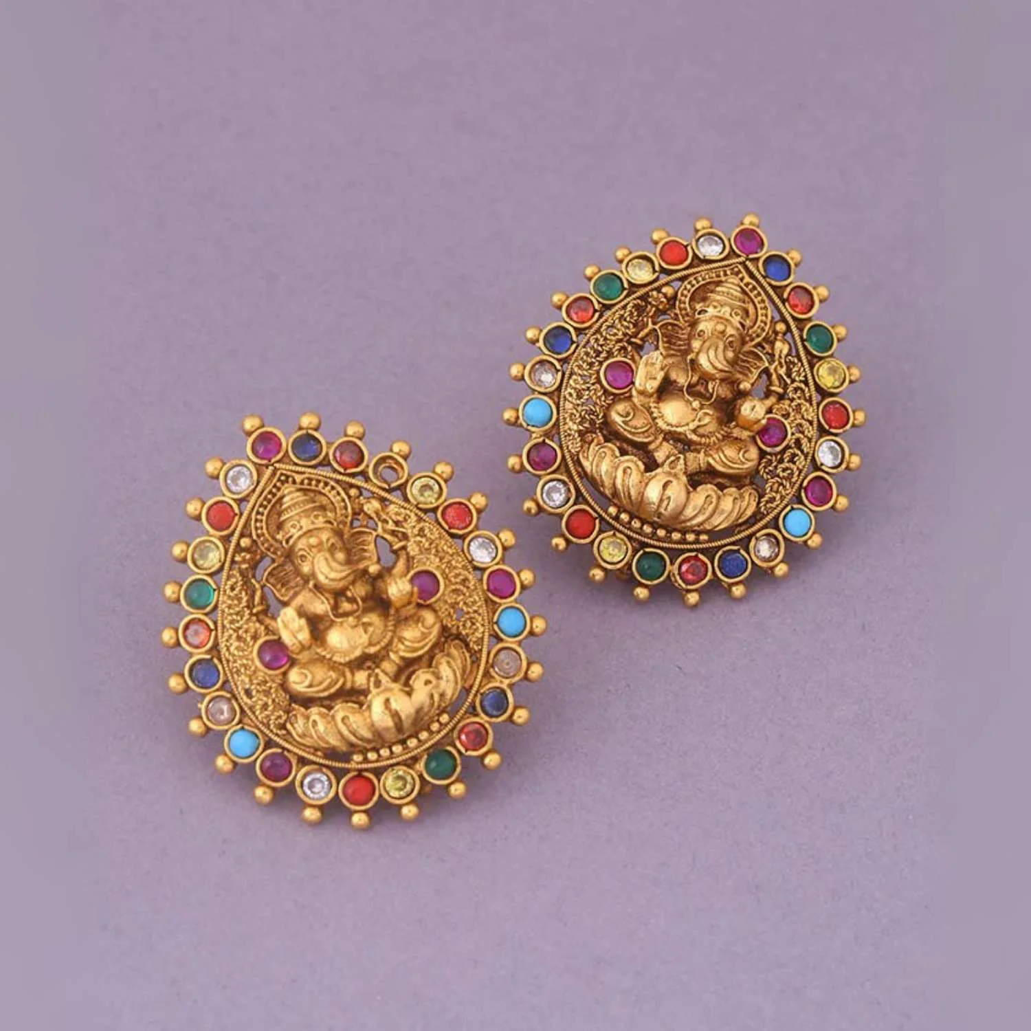 Prismatic Avighna Temple Studs - EOSS - Image 4