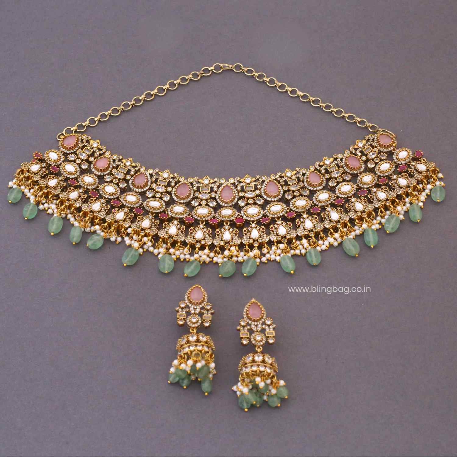 Prismatic Ellaa Victorian Jewellery Set - Image 4