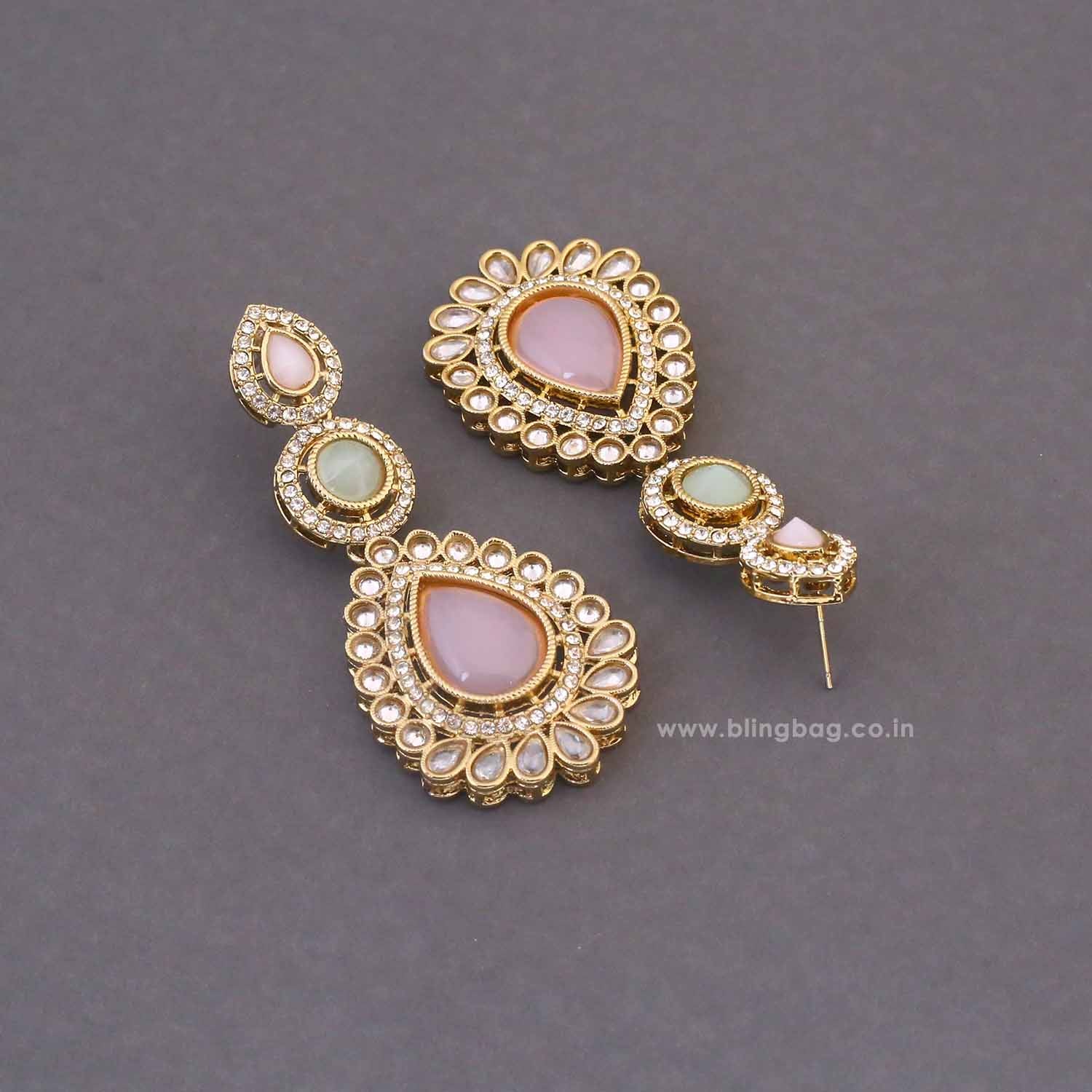 Prismatic Reshma Danglers - Image 3