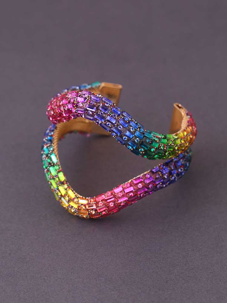Prismatic Wisteria Adjustable Bracelet - Image 4