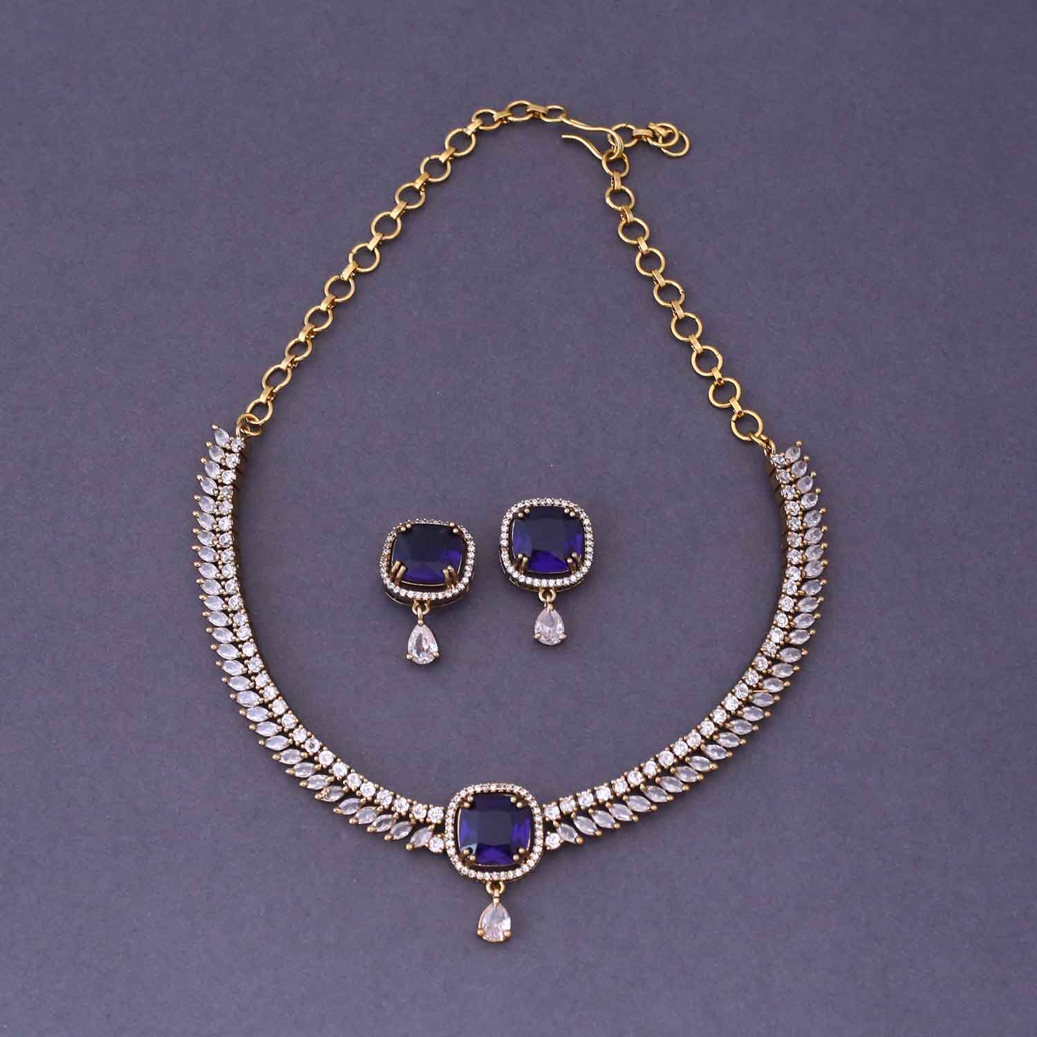 Purple Andelija Hasli Victorian Jewellery Set - New Arrival - Image 3