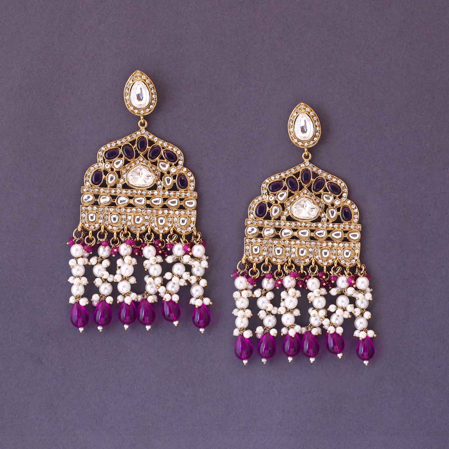Purple Ashuni Chandbalis - Image 3