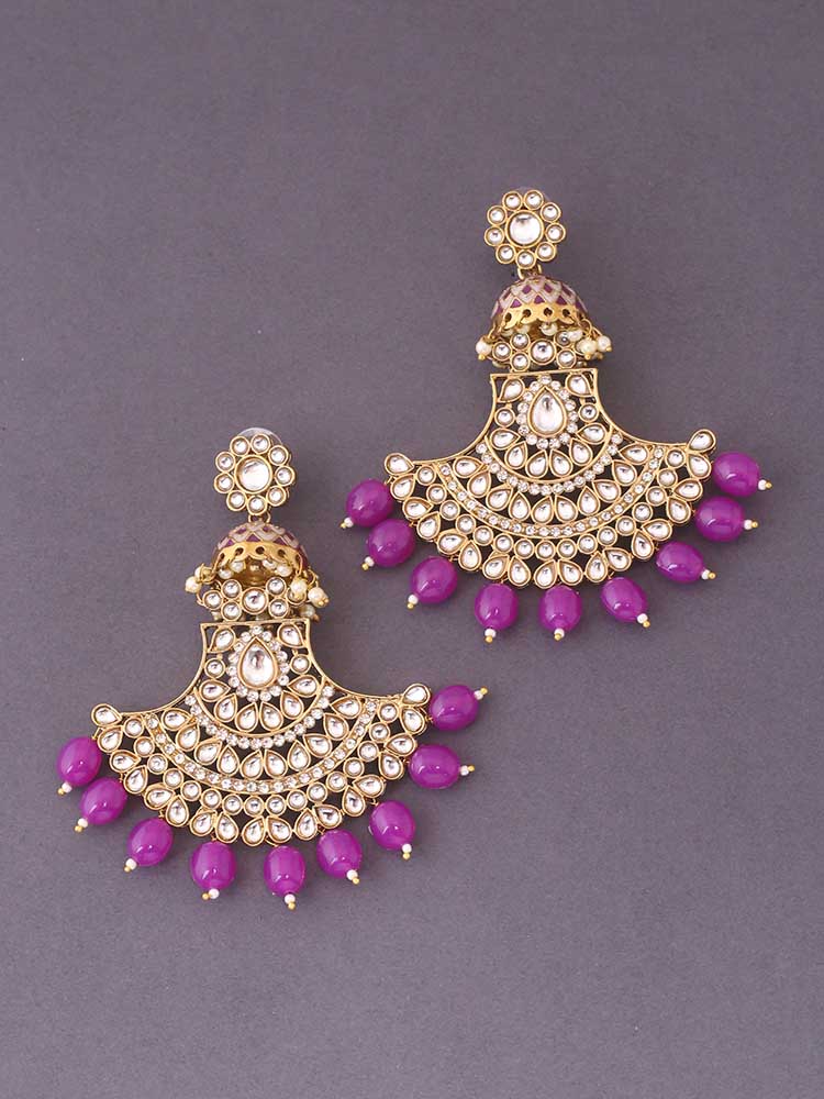Purple Hamsini Chaandbalis - Image 2