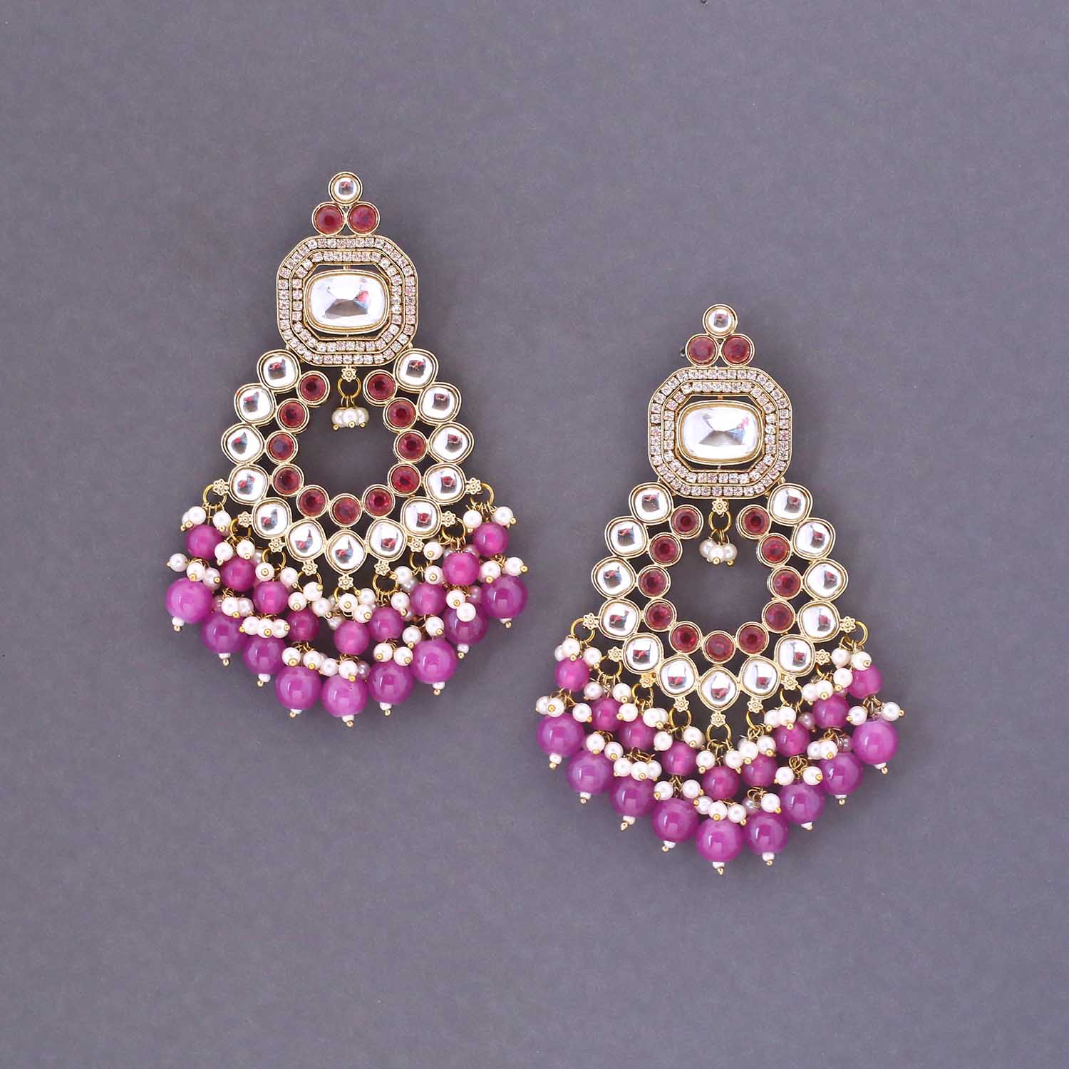 Purple Ismani Chandbalis - Image 3