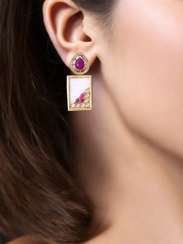 Purple Jisha Danglers - Image 2