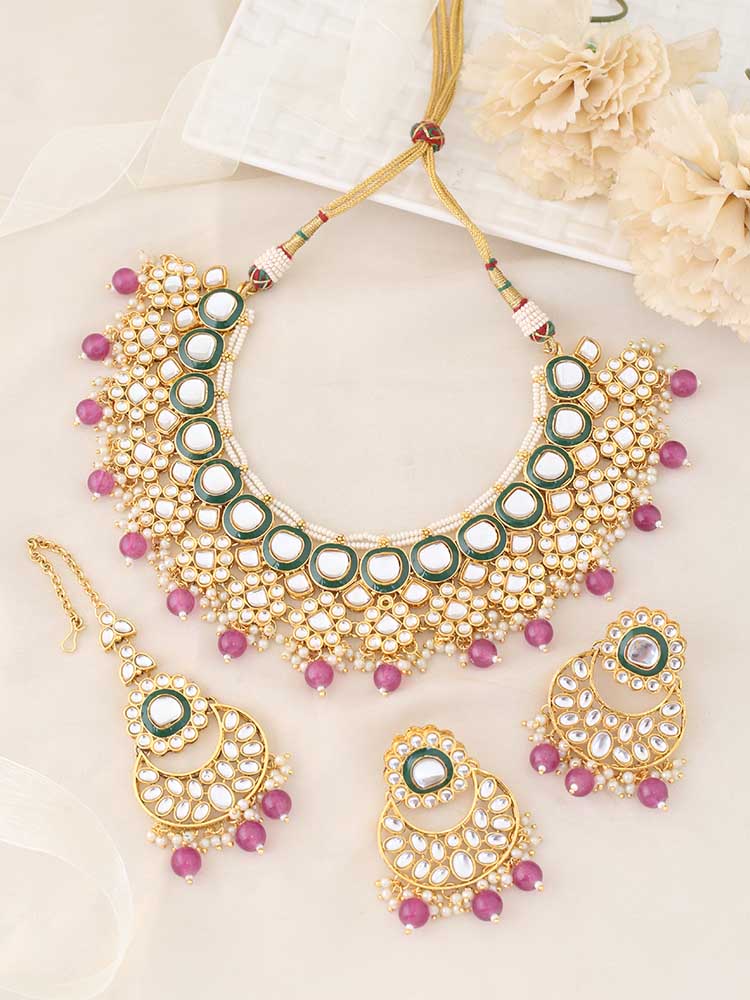 Purple Namita Jewellery Set - Image 2