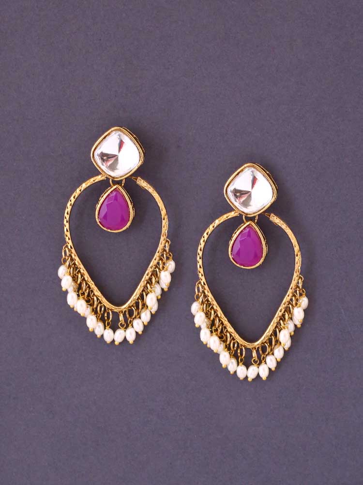 Purple Nilambari Danglers - Image 3