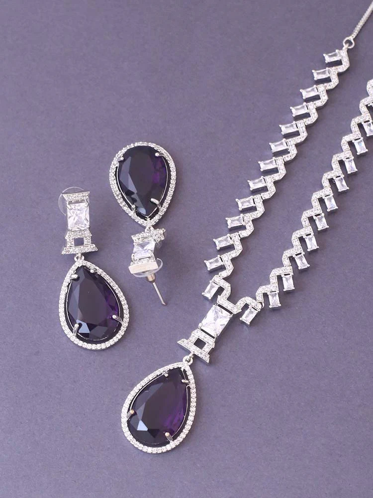 Purple Xandra Pendant Set - Image 4