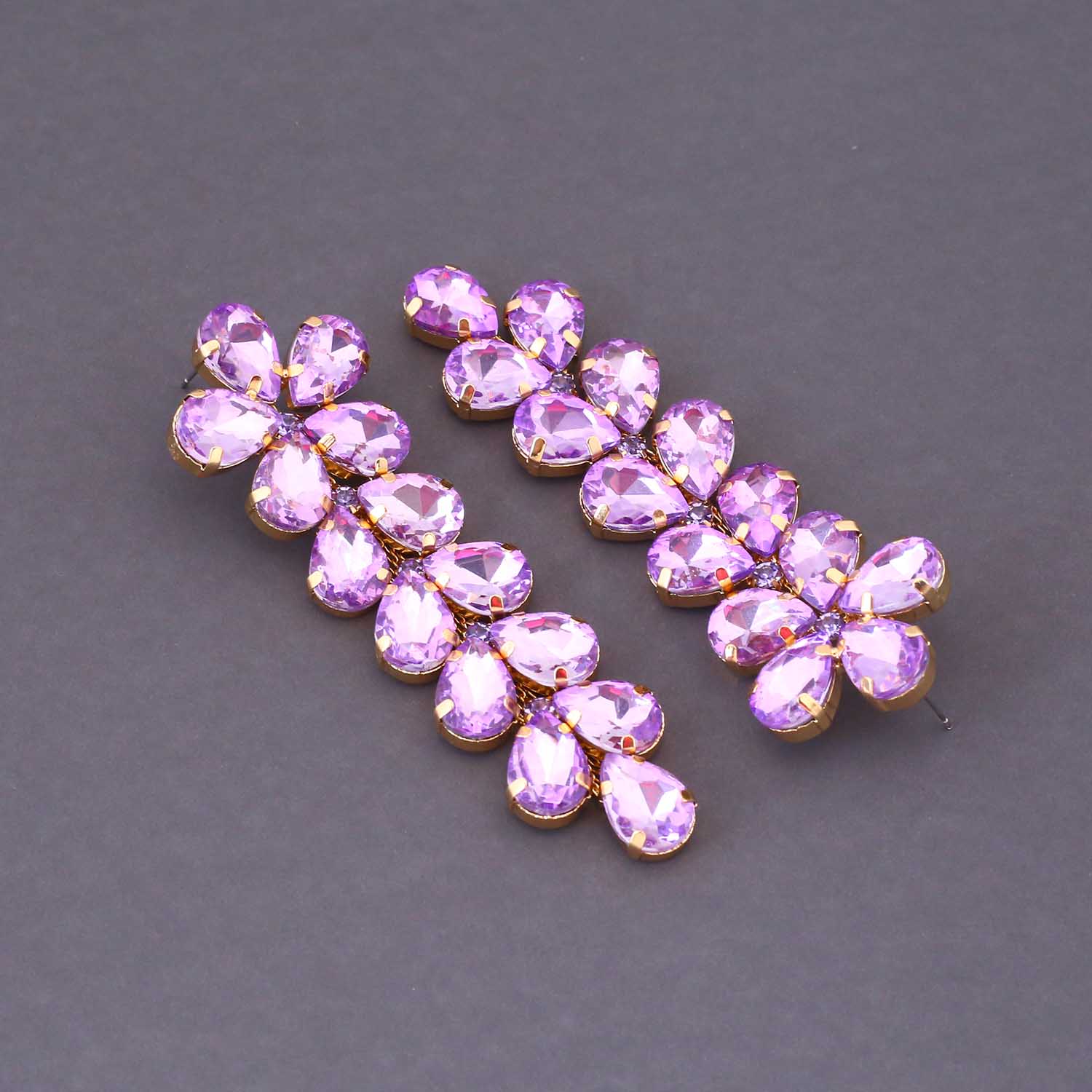 Purple Zillah Danglers - Image 3