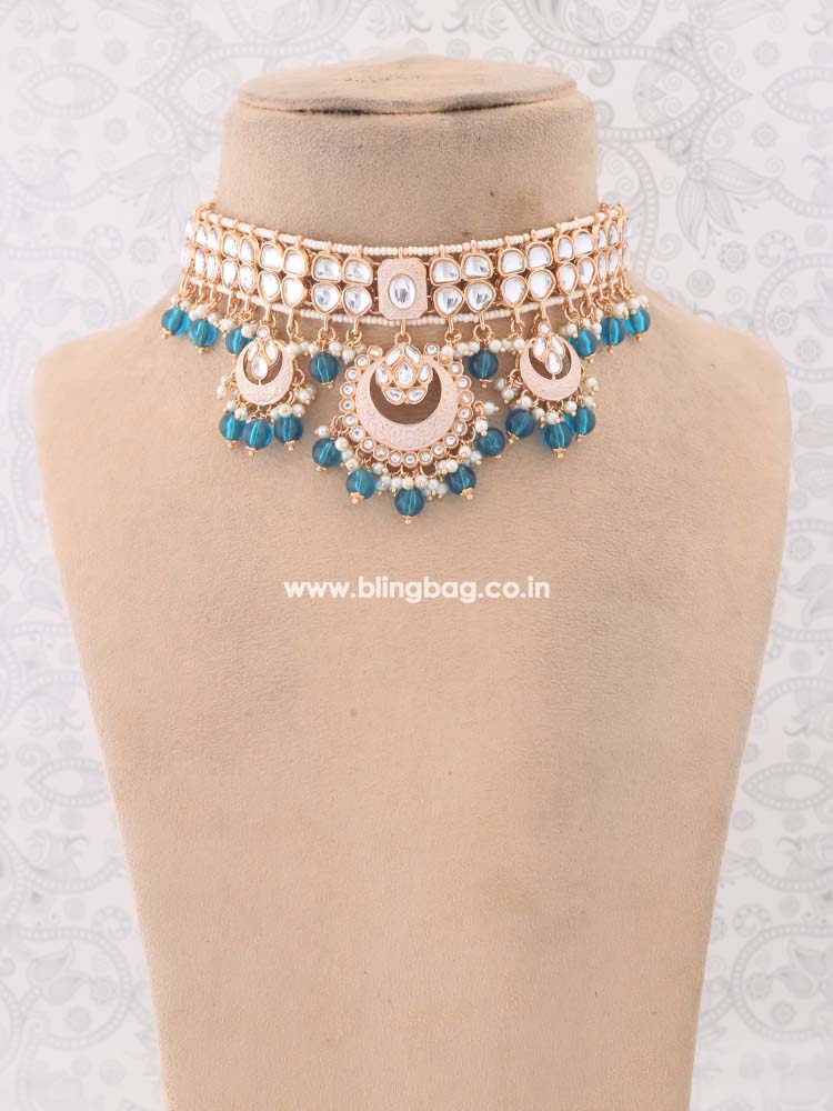 Rama Ajala Kundan Jewellery Set - Image 2