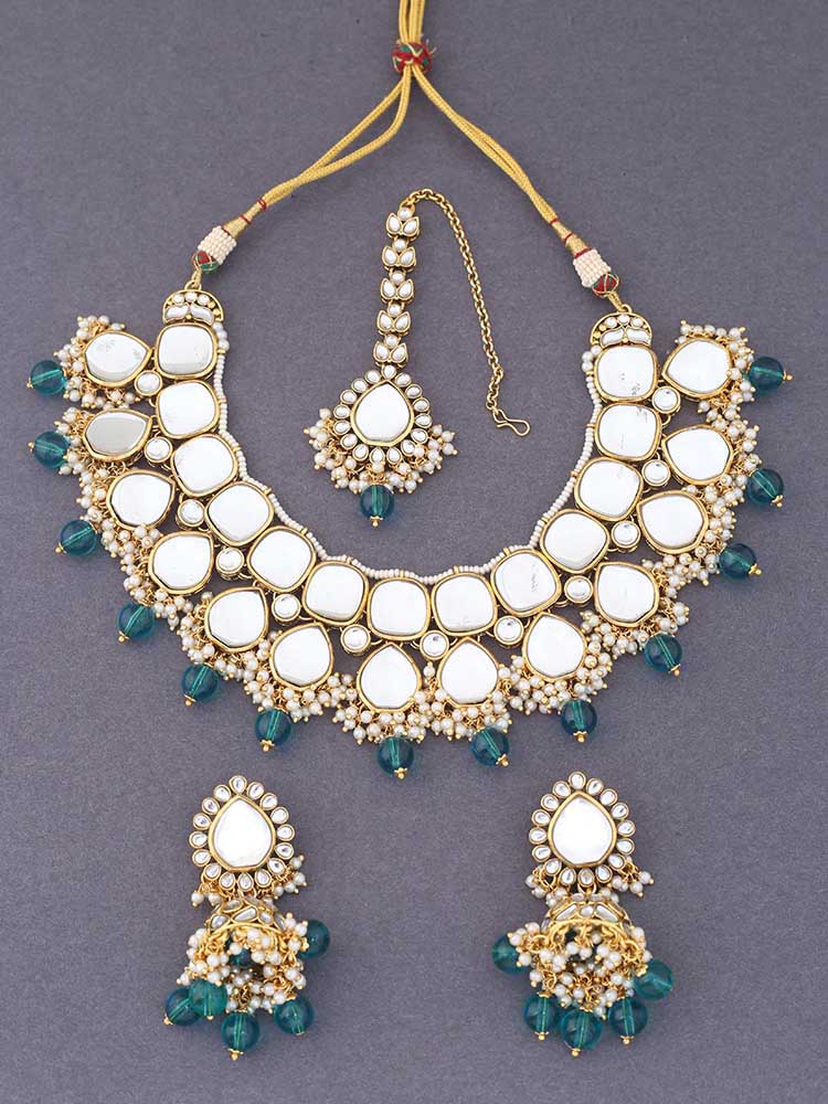 Rama Kusuma Kundan Jewellery Set - Image 3