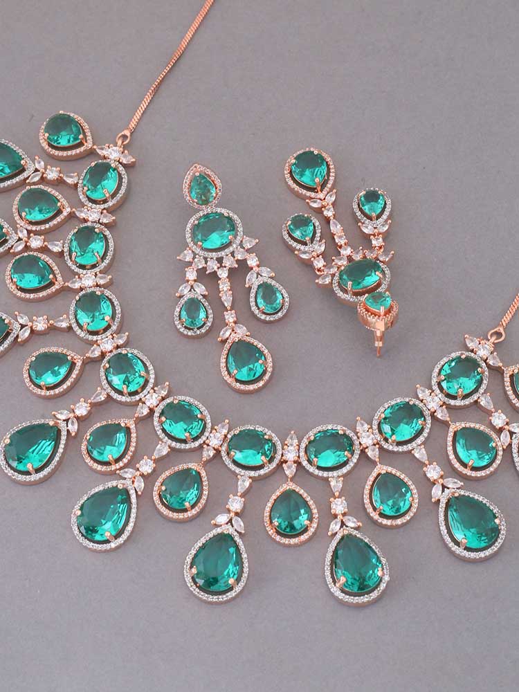Rama Leo Zirconia Jewellery Set - Image 3