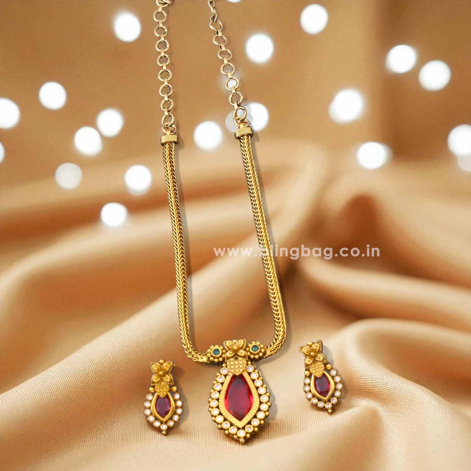 Rani Aishren Antique Jewellery Set - New Arrival - Image 2