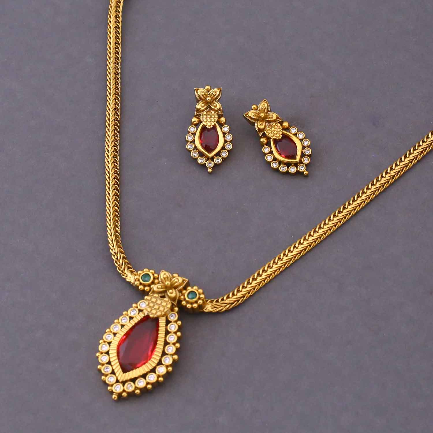 Rani Aishren Antique Jewellery Set - New Arrival - Image 5