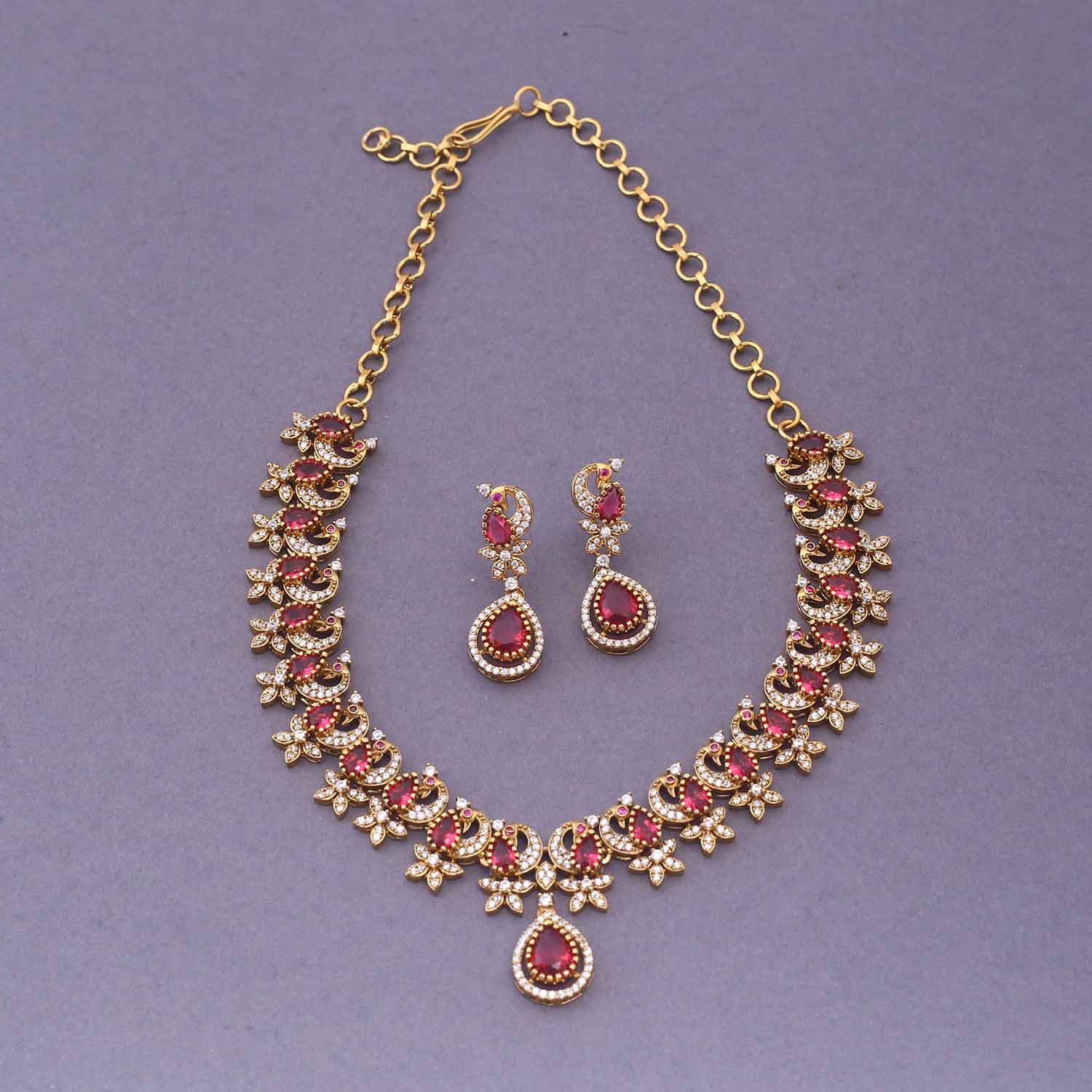 Rani Aleecia Victorian Jewellery Set - New Arrival - Image 3
