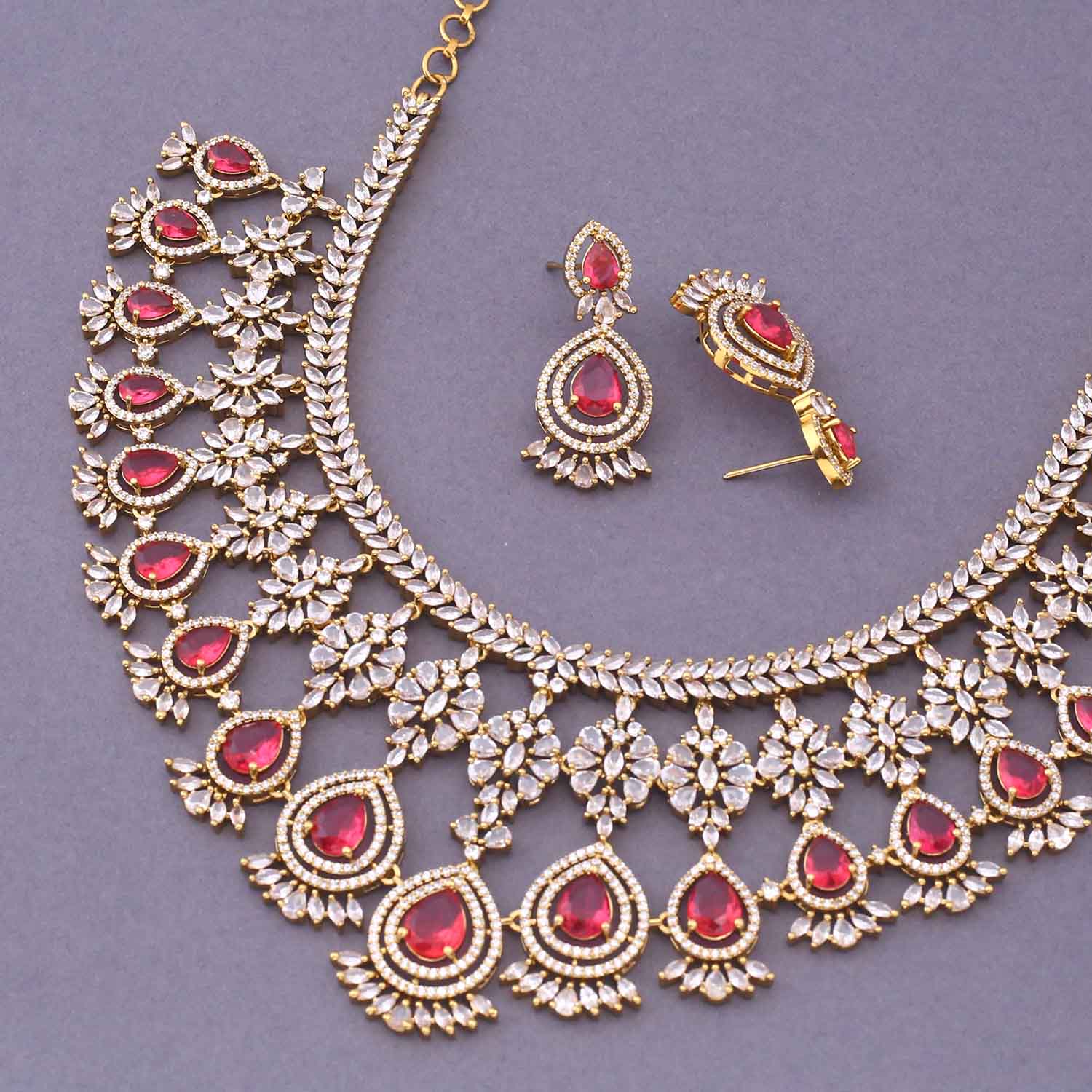 Rani Almera Victorian Jewellery Set - New Arrival - Image 4