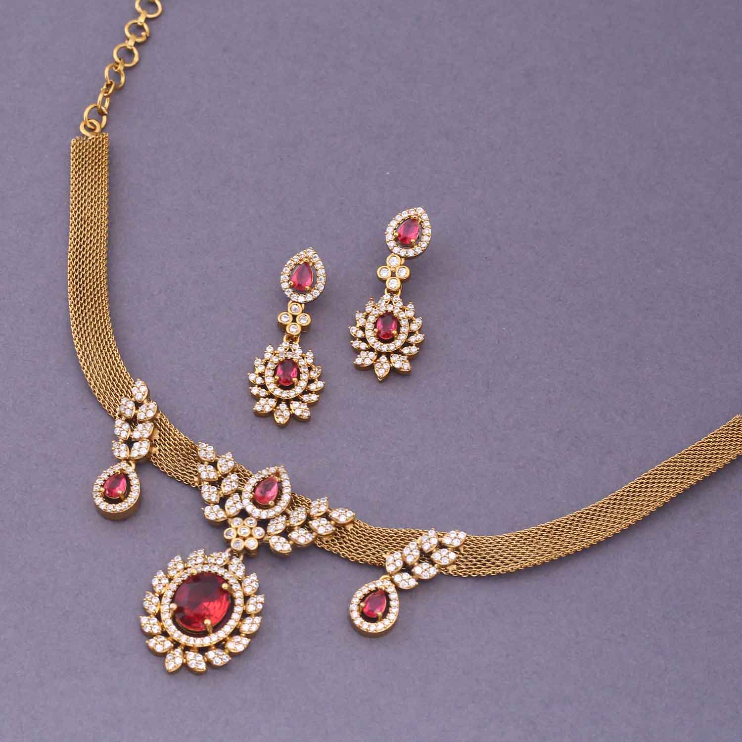 Rani Alonza Victorian Jewellery Set - New Arrival - Image 4