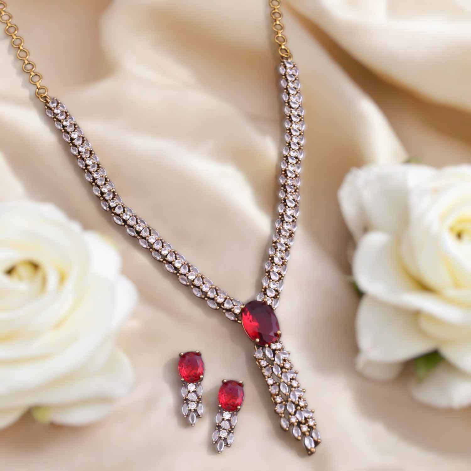 Rani Arilla Victorian Jewellery Set- New Arrival - Image 2