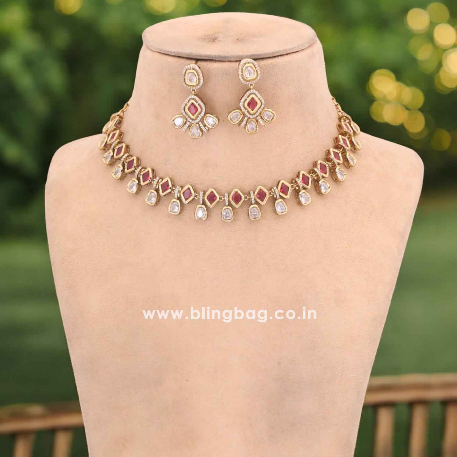 Rani Ashleen Victorian Jewellery Set - New Arrival - Image 2