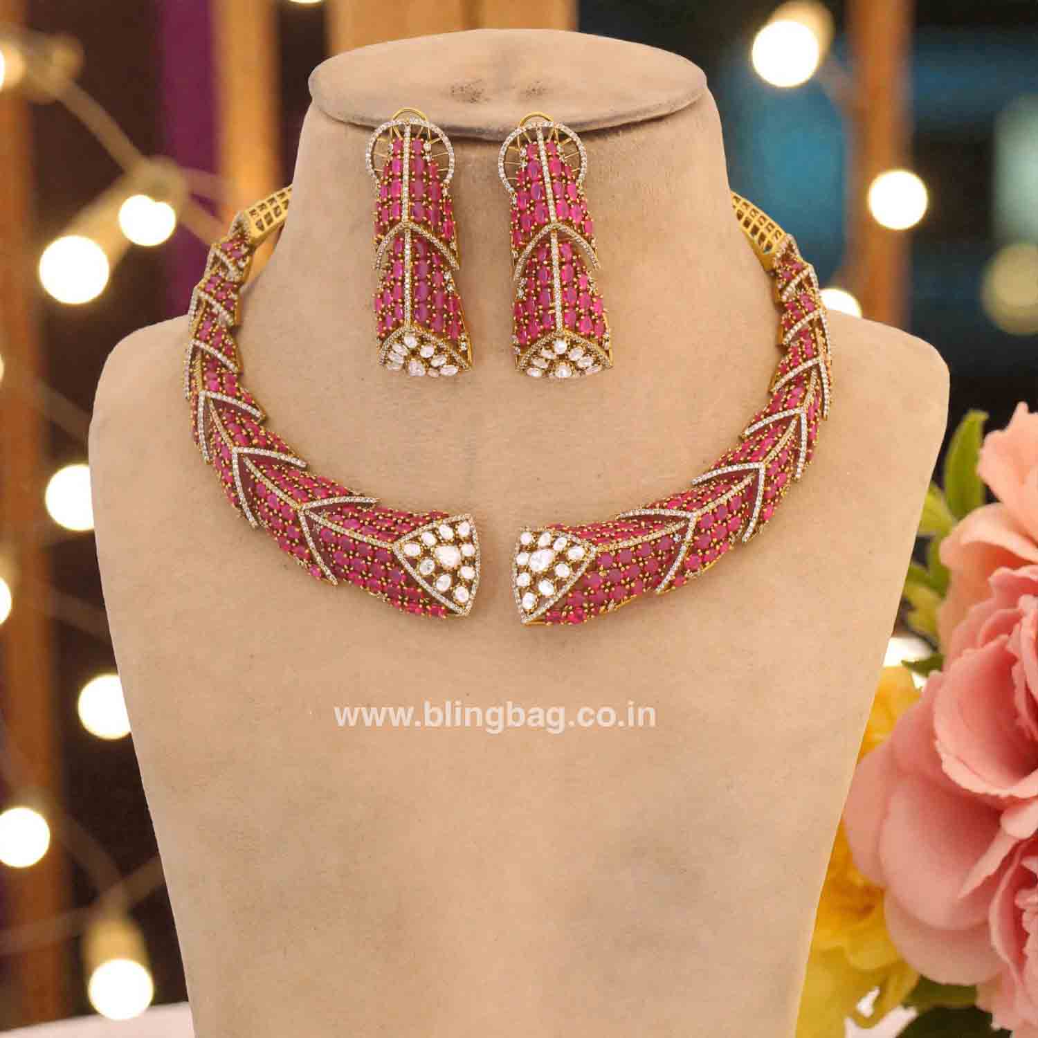 Rani Celinelyn Hasli Victorian Jewellery Set - Image 3