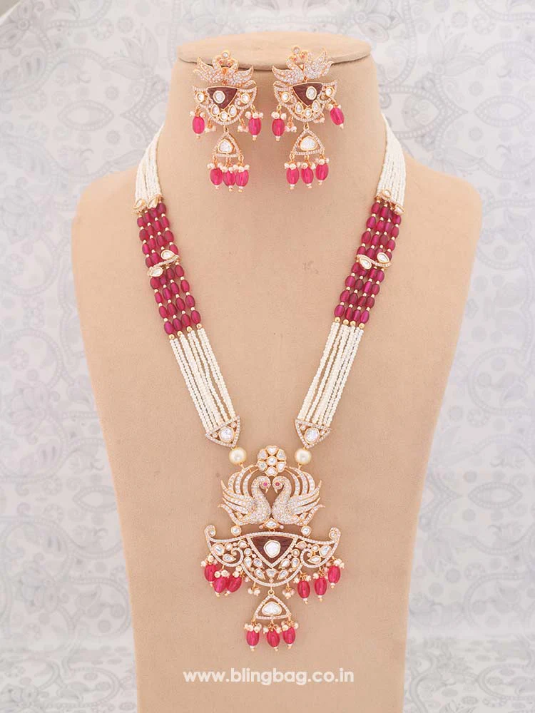 Rani Cleva Kundan Jewellery Set - EOSS - Image 2