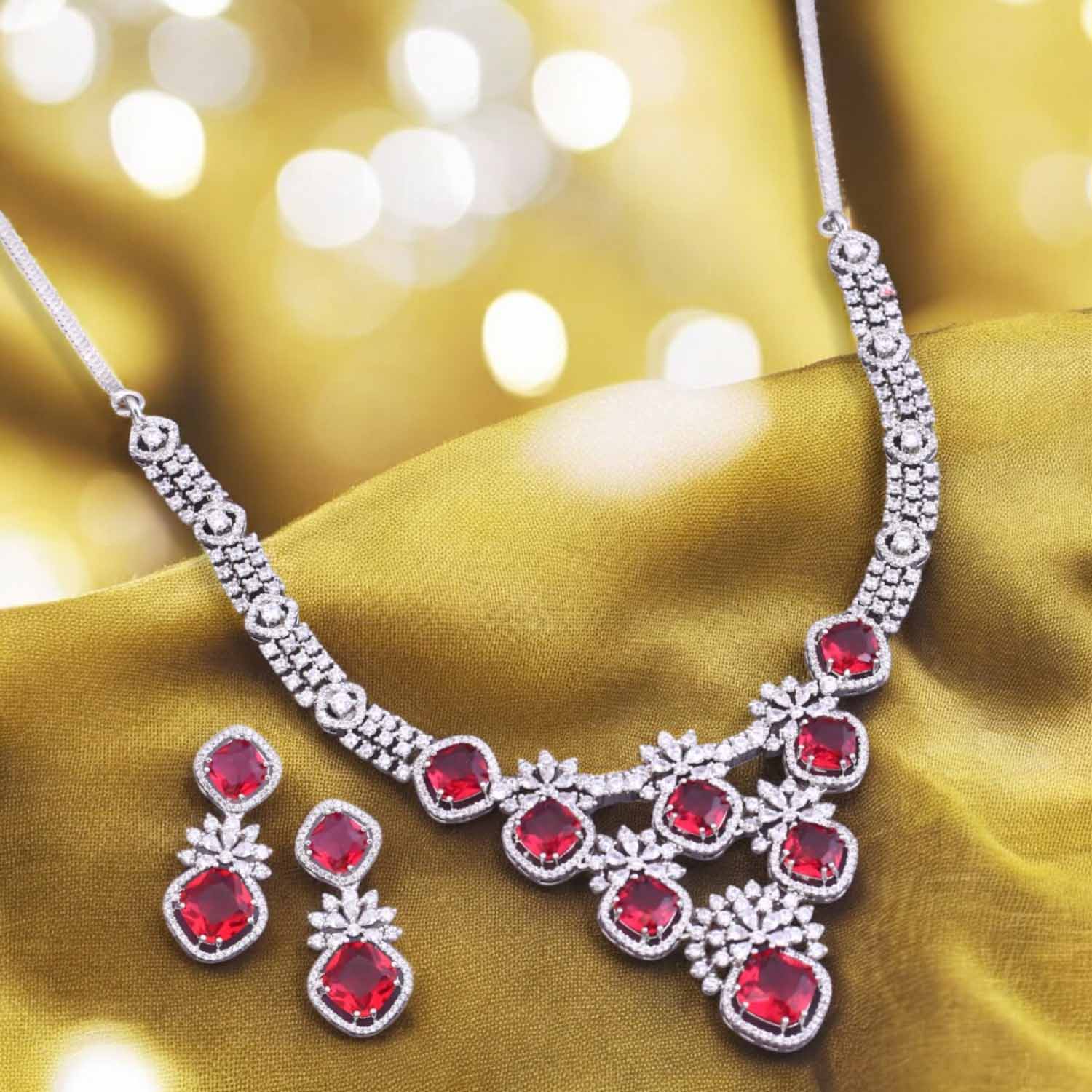 Rani Cosnie Zirconia Jewellery Set