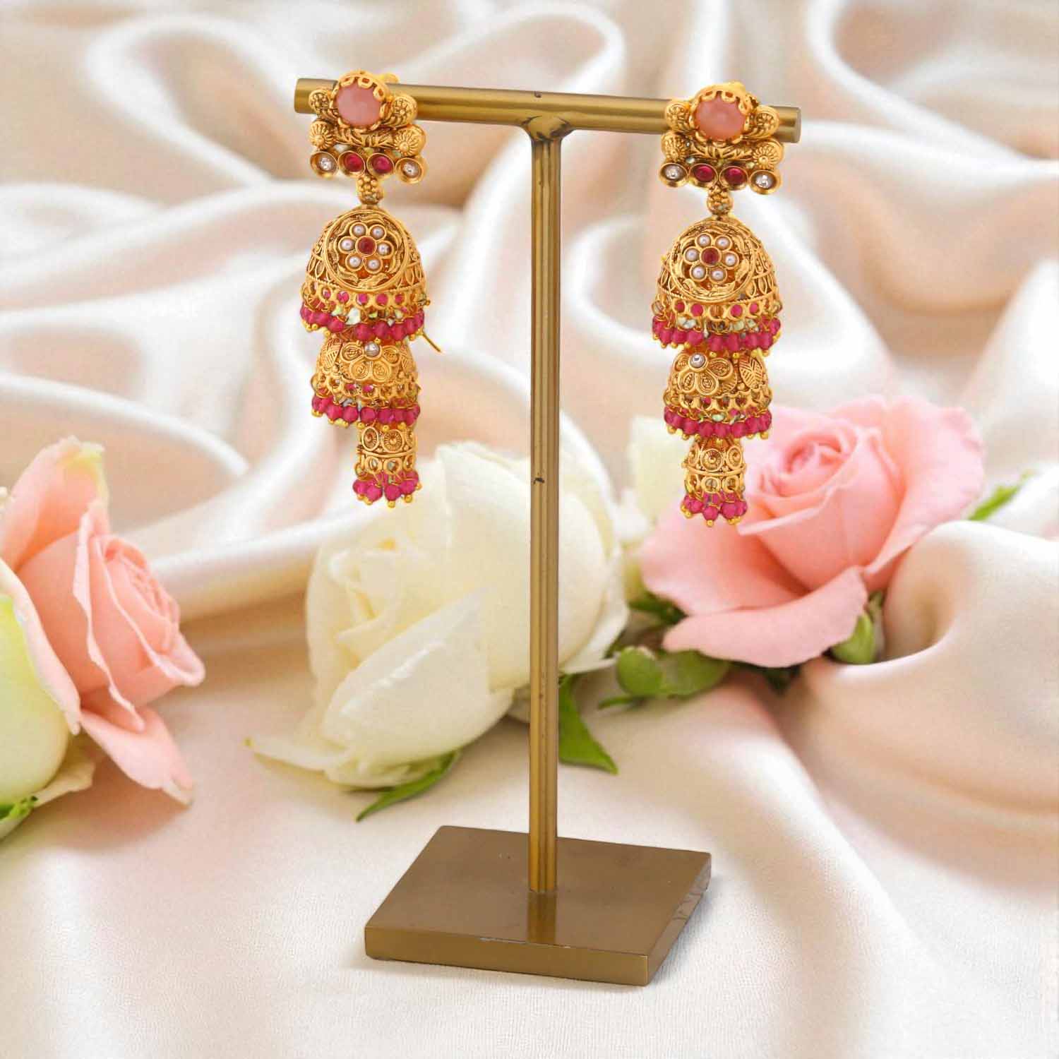 Rani Dhrishti Heritage Jhumkis - Image 2