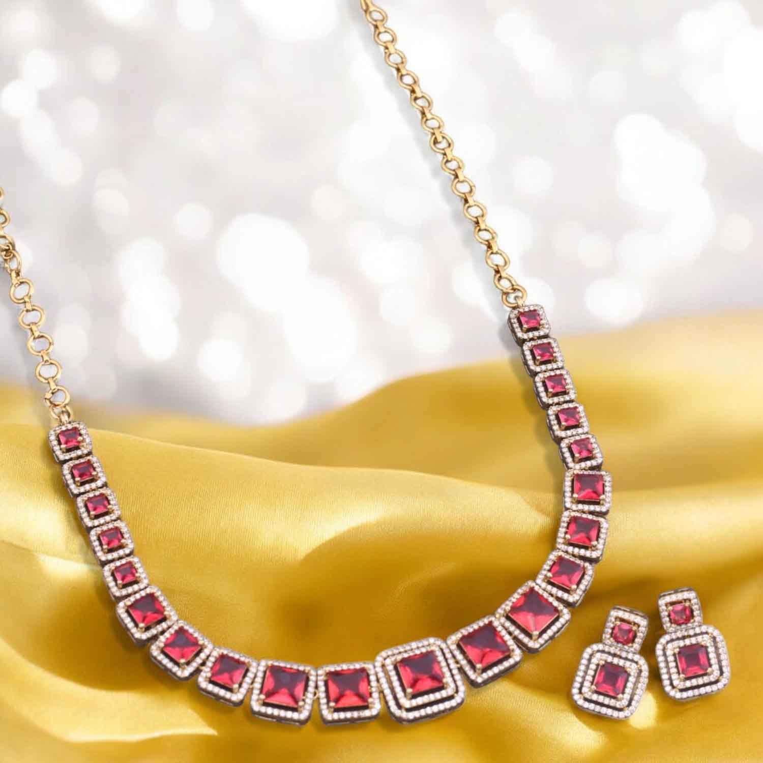 Rani Earl Victorian Jewellery Set - New Arrival - Image 2