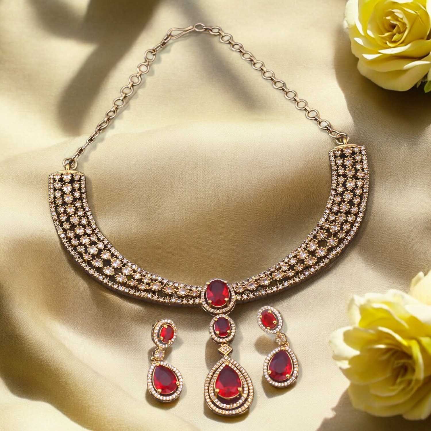 Rani Elizabeth Hasli Victorian Jewellery Set - New Arrival - Image 2