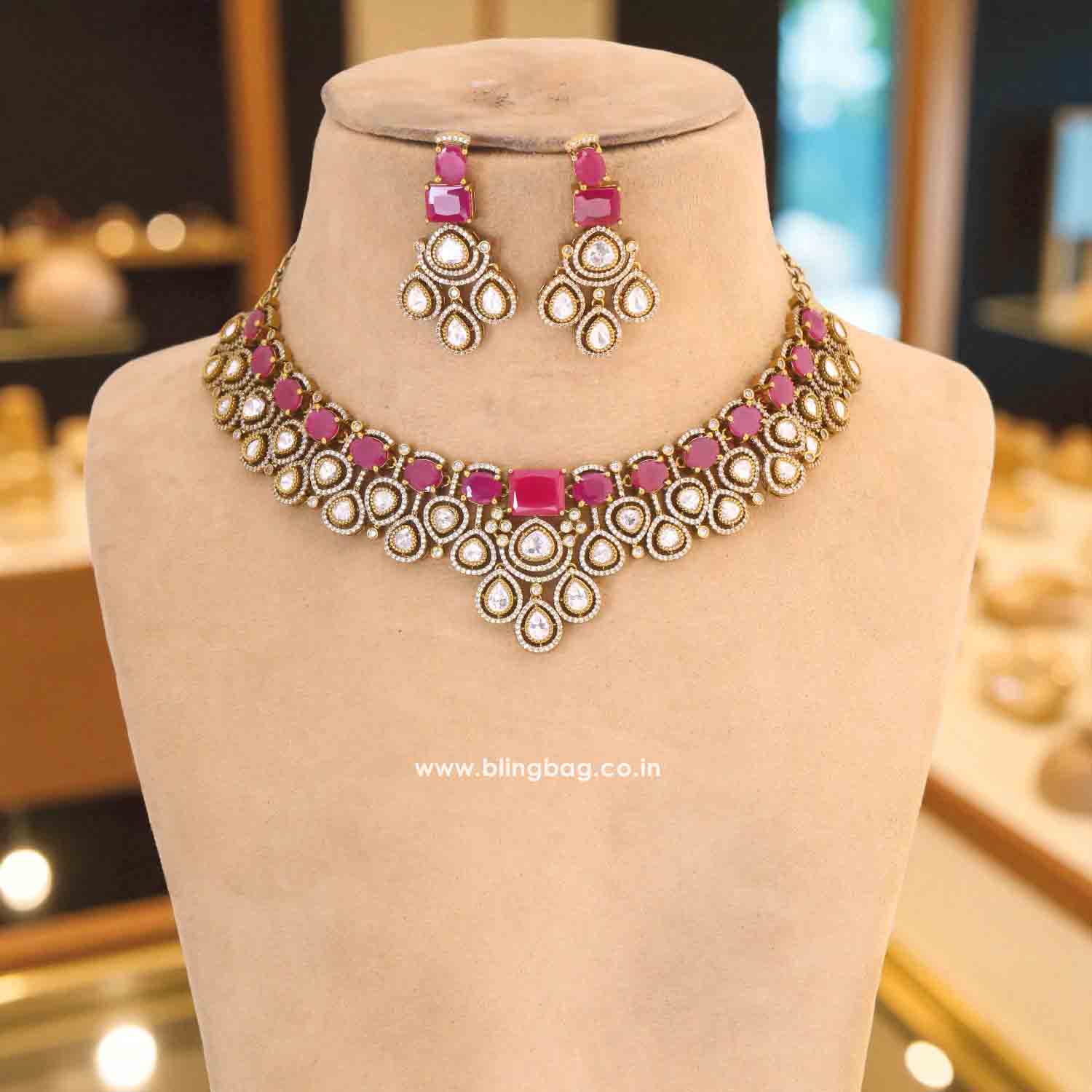 Rani Elizaveta Victorian Jewellery Set - New Arrival - Image 3